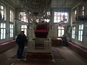 Interior of Karaite Synagogue in Istanbul